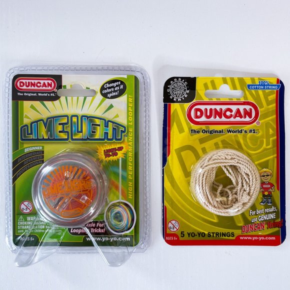 Duncan Toys Lime Light LED Light-Up Yo-Yo Beginner Level + Extra 5 Strings NEW - Picture 1 of 6